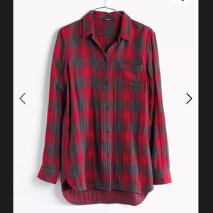Madewell Ex-Boyfriend Shirt Lansing Plaid